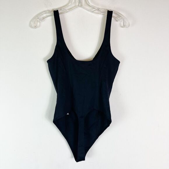 Good American NWOT Black Scuba U Corset Bodysuit Size L - Picture 4 of 10
